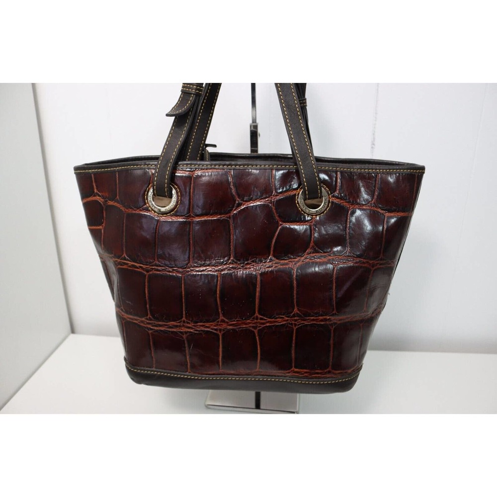 Dooney and Bourke Bag Leather Shoulder Bag Embossed Leather (21)